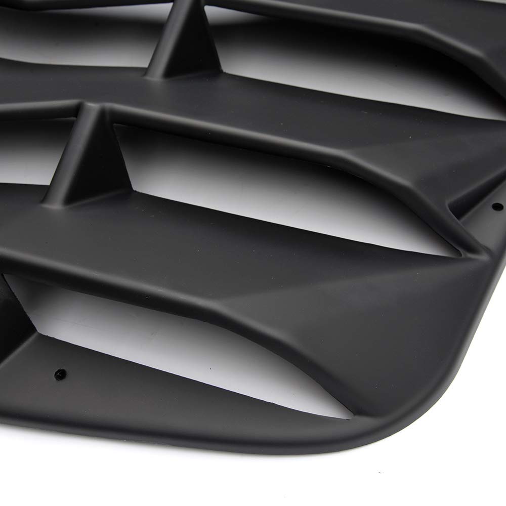 G-PLUS ABS Matte Black Rear Window Windshield Slotted Louvers Sun Shade Cover Replacement for Nissan 350Z 3.5L 2003 2004 2005 2006 2007 2008