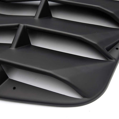 G-PLUS ABS Matte Black Rear Window Windshield Slotted Louvers Sun Shade Cover Replacement for Nissan 350Z 3.5L 2003 2004 2005 2006 2007 2008