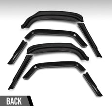 G-PLUS Fender Flares 8PCS for Hummer H1 Humvee HMMWV Black Product Features