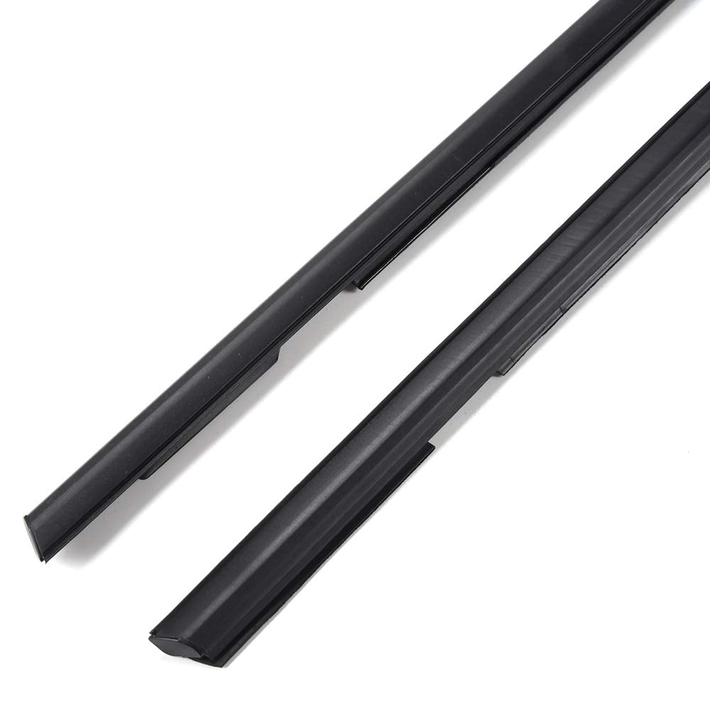4PCS Weatherstrip Window Seal Compatible for Honda Civic 4 Door 2006-2011 Outside Trim Seal Belt Black