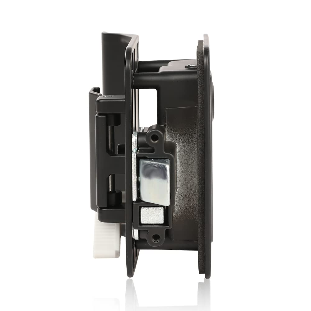 G-PLUS RV Entry Door Lock with Paddle Deadbolt, Black RV Paddle Entry Door Lock Latch Handle Knob with Keys, RV Door Latch Replacement Kit