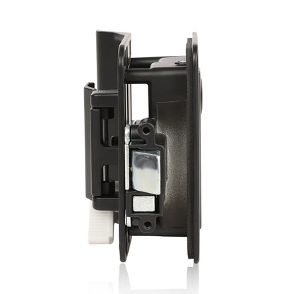 G-PLUS RV Entry Door Lock with Paddle Deadbolt, Black RV Paddle Entry Door Lock Latch Handle Knob with Keys, RV Door Latch Replacement Kit