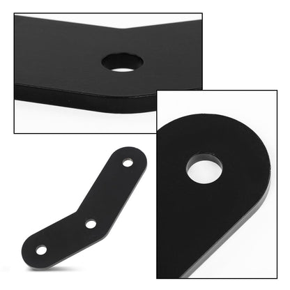 G-PLUS Front and Rear 2" Shackle Relocation Lift Kit Compatible with Jeep Wrangler YJ 1987-1995 Front & Rear 2" Buckle Lift Kit