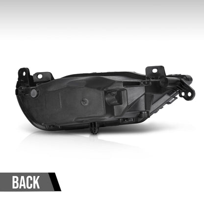 G-PLUS Left Side Front Bumper Fog Light Fog Lamp Compatible with Volvo XC90 XC60 S90 V90 2016 2017 2018 2019 2020 2021 2022 2023 2024 31395865 Black