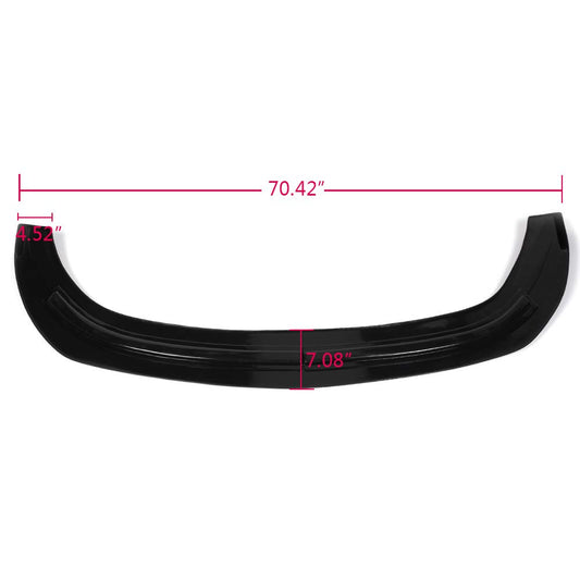 G-PLUS Splitter Style Front Bumper Lip Spoiler Wing Body Kit Compatible with 2015-2017 Ford Mustang