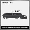 G-PLUS Front Left LH Bumper Cover Support Lower Bracket Compatible with Buick Envision 2016 2017 2018 2019 2020 22905948, GM1026101 Black