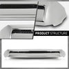 G-PLUS Hood Bulge Molding Compatible with Toyota Tundra 2014-2021 Front Upper Grille Hood Scoop Chrome TO1231102 76180-0C030