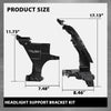 G-PLUS Front Headlight Mount Guide Support Bracket Set Compatible with Audi A5/S5 2012-2016,Compatible with Audi RS 2013-2016 8T0941453B, 8T0941453D, 8T0941454B, 8T0941454D