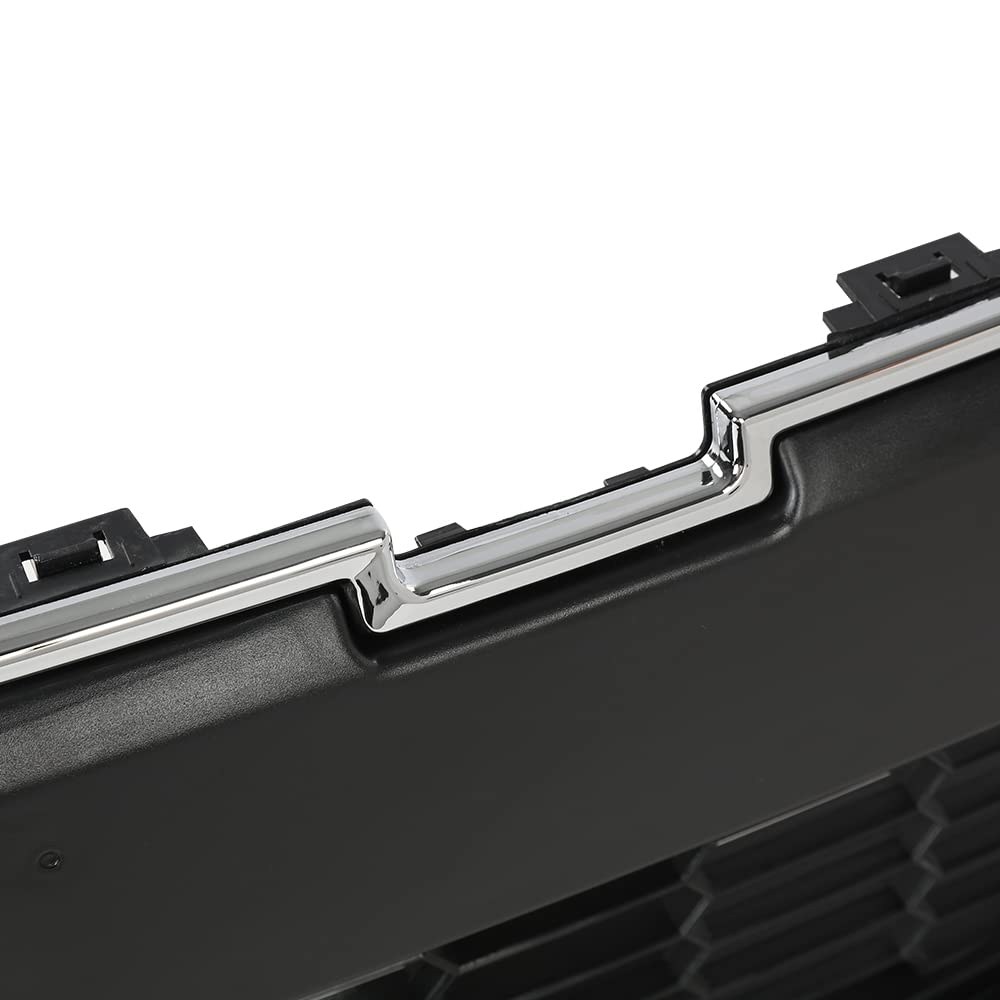 G-PLUS Front Bumper Lower Grille Compatible with Chevy Sonic LS/LT/LTZ 2012-2016 Chrome Grill Shell Trim w/Black Insert 95227395 GM1036139