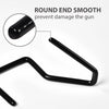 G-PLUS 5pcs/Bag Pistol Display Holder,Handgun Pistol Revolver Safe Storage Stand Display Holder Single Rack,Black Handgun Rack Pistol Stand Black