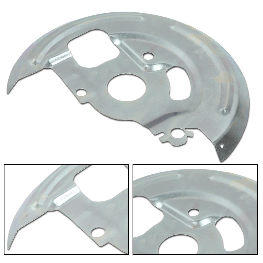G-PLUS GM Disc Brake Caliper Brackets & Backing Plates Dust Shields Compatible with Buick Skylark/Chevy Chevelle Malibu/Pontiac Tempest/Oldsmobile 1964-1972