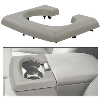 G-PLUS Center Console Cup Holder Pad Replacement Compatible with 2004-2014 Ford F150 (Beige)