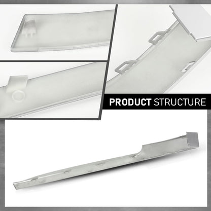 G-PLUS Right Rear Bumper Side Cladding Silver Trim Compatible with Range Rover 2013-2022
