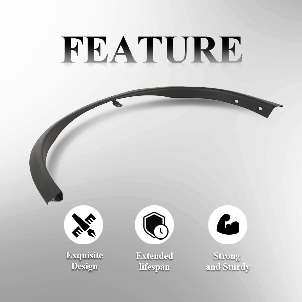 G-PLUS Fender Flares Front 2 PCS Set Compatible with Nissan Rogue 2014-2020 Driver and Passenger Side Textured Black Wheel Fender Trims 638609TA1A NI1291101 638619TA1A NI1290101
