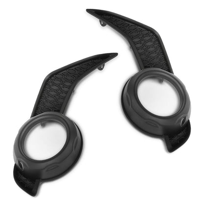 G-PLUS Fog Light Trim Set Left & Right w/Fog Light Hole Compatible with Toyota 4Runner (submodel: Limited, SR5) 2014 2015 2016 2017 2018 2019 2020 5212735100, 5212835080 Black