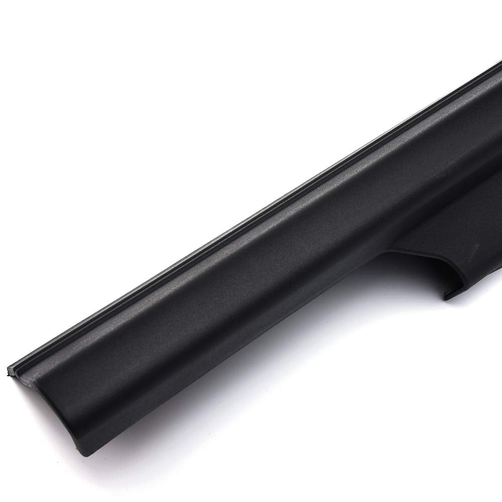 G-PLUS Trail Armor Rocker Panel Cover Guard Sill Trim Compatible With Chevy Silverado/Fit GMC Sierra Crew Cab 2001 2002 2003 2004 2005 2006 Matte Black Textured Finish L2214067 14067