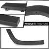 G-PLUS Rear Left Wheel Flare Molding Compatible with Jeep Cherokee 2019-2022 Not Fit Trailhawk Models Wheel Opening Molding Arch Trim 68316003AD, 68316007AB Black