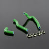 G-PLUS Silicone Radiator Coolant Hose Clamps Kit Compatible With Kawasaki KX65 KX 65 2000-2008 2001 2002 2003 2004 2005 2006 2007 Green