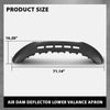 G-PLUS Front Air Dam Deflector Lower Valance Apron, Compatible with Audi Q5 2013-2017/Q5 Hybrid 2013-2016/SQ5 2014-2017, 8R0807061FGRU, AU1093101