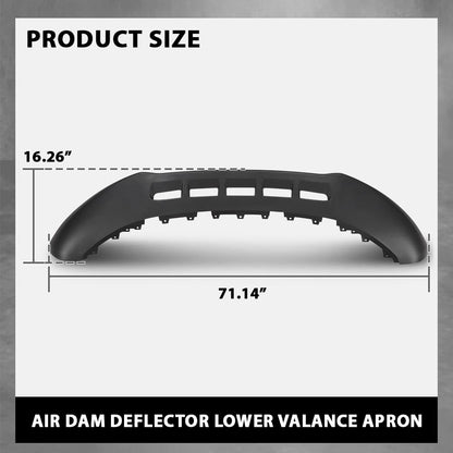 G-PLUS Front Air Dam Deflector Lower Valance Apron, Compatible with Audi Q5 2013-2017/Q5 Hybrid 2013-2016/SQ5 2014-2017, 8R0807061FGRU, AU1093101