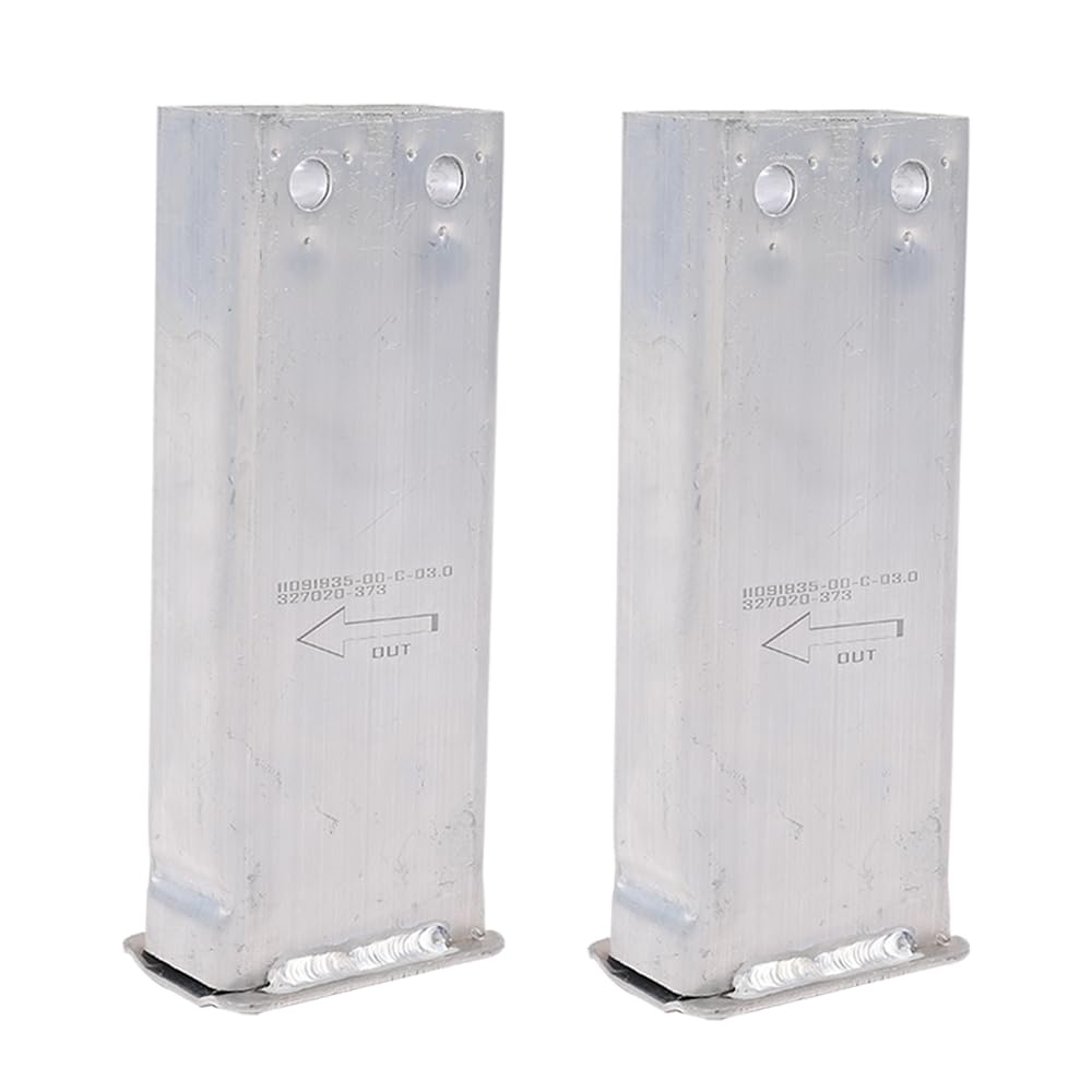G-PLUS Silver Front Reinforcement Bar Rail Extension Bracket Compatible with Tesla Model 3/Tesla Model Y 2017-2023 1109193-00-C 2pcs