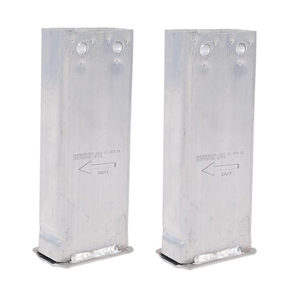 G-PLUS Silver Front Reinforcement Bar Rail Extension Bracket Compatible with Tesla Model 3/Tesla Model Y 2017-2023 1109193-00-C 2pcs