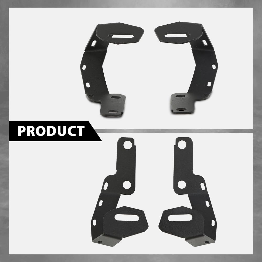 G-PLUS Hood Ditch Side LED Light Mount Brackets Pods Compatible with Toyota 4Runner 2009-2022,Fit Toyota Tundra 2007-2021
