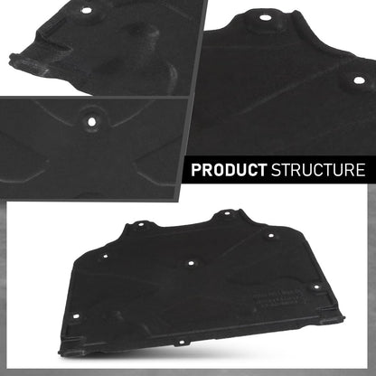 G-PLUS Engine Under Splash Shield Cover, Compatible with Audi S4 2018-2023/ Audi A4 2017-2023, 8W0863822B