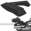 G-PLUS Pair Plain Hard Leather Saddlebag Speaker Lid Covers Fit 1993-2013 Touring Road King Electra Road Street Glide