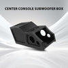 G-PLUS 12" Center Console Subwoofer Box Compatible with Chevy/GM Crew Cab 2014-2018 Black