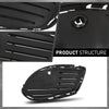 G-PLUS Front Bumper Fog Grille Cover Compatible with Benz C-Class W205 2015-2018,Fit Benz C300 (4Matic, Base) 2015-2018 2058854123, 2058854023