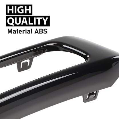 G-PLUS Pair Front Fog Light Lamp Trim Bezel Black Compatible with Land Rover Range Rover Sport Without SVR 2014-2017