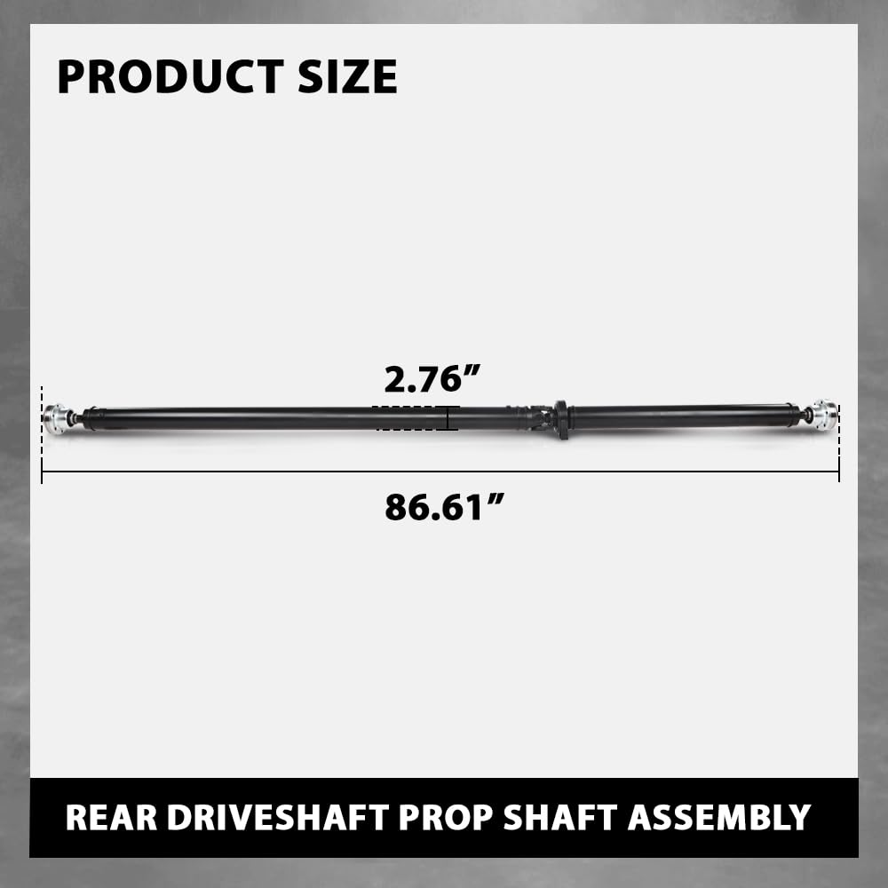 G-PLUS Rear Drive shaft Prop Shaft Assembly Compatible with Ford Explorer 2016-2019 L4 2.3L Rear AWD, Fits AWD (All Wheel Drive) & L4 2.3L only