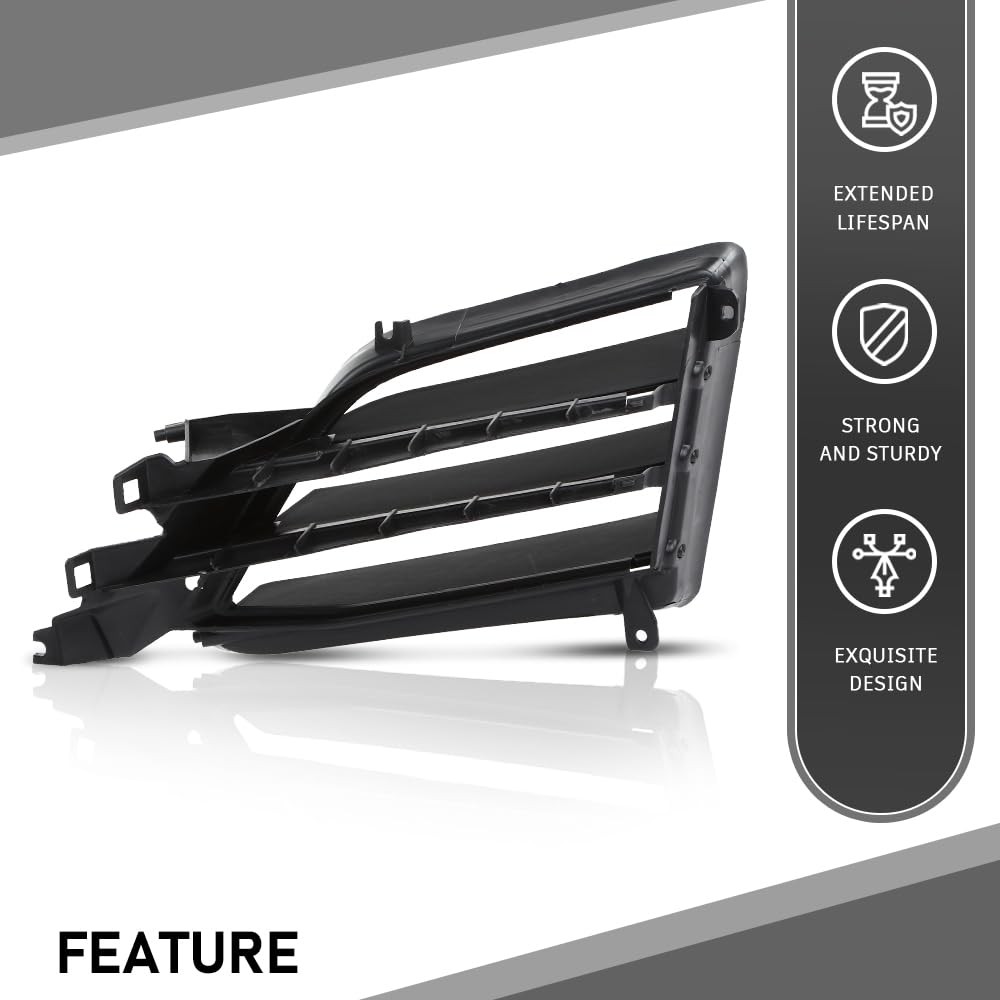 G-PLUS Active Air Vent Shutter Grille Driver Left Side Compatible with Tesla Model S 2016-2020