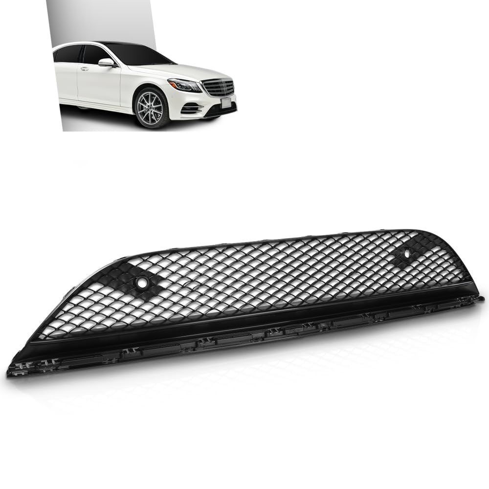 G-PLUS Front Bumper Mesh Grille Fit Benz S 450 S 560 4Matic, Base 3.0L V6 - Gas 2018-2020,Fit Benz S 65 AMG Base 6.0L V12 - Gas 2020 2228857100