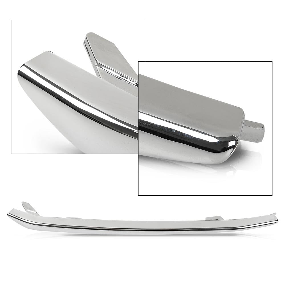 G-PLUS Front Lower Bumper Trim Molding Chrome Compatible with Chevy Tahoe (submodel: LS, LT, PPV, SSV) / Suburban (submodel: LS, LT) 2015-2020 Set of 2 Driver & Passenger Side 22936485, 22936484