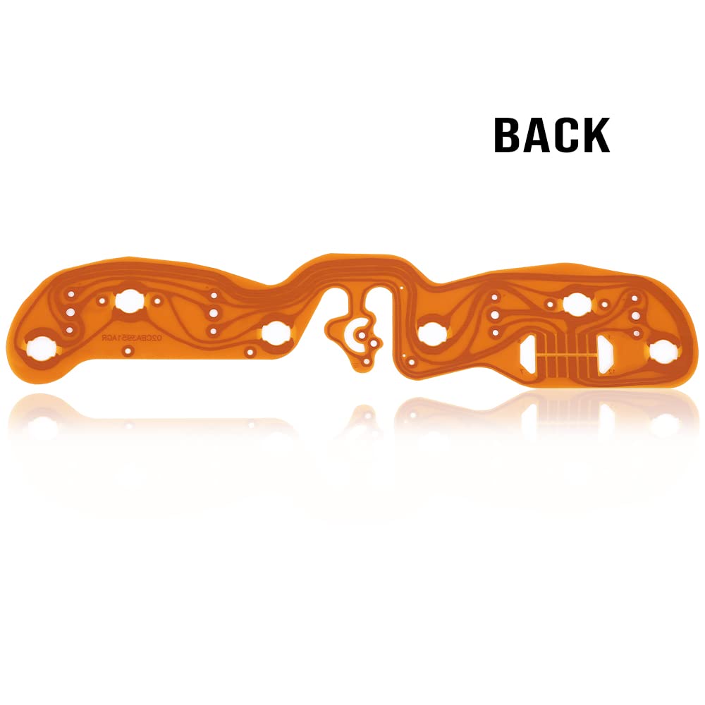 G-PLUS Orange Factory Style Electronic Component Gauges Printed Circuit Board Compatible with 1987 1988 1989 1990 1991 Jeep Wrangler