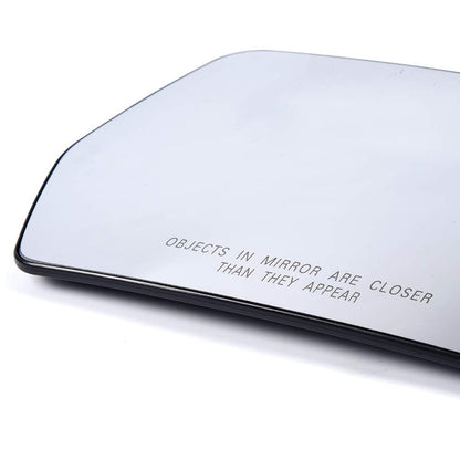Front Passenger Side Replacement Mirror Glass with Backing Plate Compatible For Ford F-150 2011-2014
