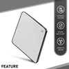 G-PLUS Mirror Glass Upper Heated Passenger RH Compatible with Ford F150 Pickup Truck 2013-2014,Fit Ford F250 F350 F450 F550 Super Duty 2008-2016 FO1325150, 7C3Z17K707F