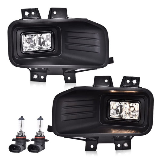 G-PLUS Fog Light Assembly Compatible with Ford F150 Pick Up 2018 2019 2020 Halogen Driver & Passenger Side Fog Lamps JL3Z15201A JL3Z15200A FL3Z15200B FL3Z15201B
