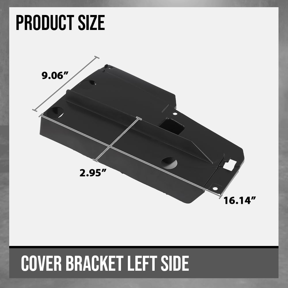 G-PLUS Bumper Cover Bracket Driver Left Side Compatible with Toyota 4Runner 2010 2011 2012 2013 2014 2015 2016 2017 2018 2019 2020 2021 2022 5372435030, TO1142153 Black
