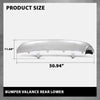 G-PLUS Rear Lower Bumper Valance Panel Compatible with Toyota RAV4 (submodel: LE, Limited, SE, XLE) 2016-2018 524530R020, 524530R020B2, TO1195108 Silver