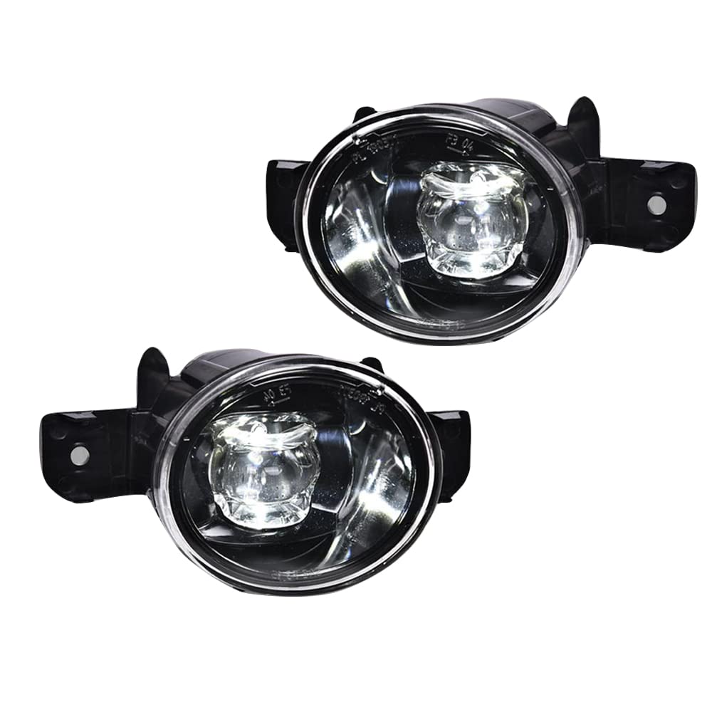G-PLUS Fog Lights Assembly Replacement for 2019 2020 Nissan Altima 4-Door Sedan S SL SR SV Front Bumper Fog Lights w/Bulb Clear Lens LED Fog Lamps (Pair)