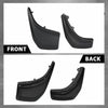 G-PLUS Mud Flaps Splash Guard Mudguard Compatible with Range Rover Evoque Pure/Prestige 2012-2018 (Round Rear Pipe)