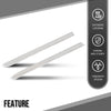 G-PLUS Fender Molding Compatible with Benz CL63 CL65 AMG Base 2008-2014 Fit Benz CL550 4Matic 2009-2014 2216904080, MB1293117 Silver 2 Pcs