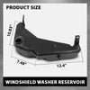 G-PLUS Washer Reservoir, Compatible with Audi Q5 2009-2017/ SQ5 2014-2017, 8R0-955-453-D Black