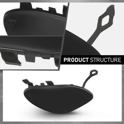 G-PLUS Bumper Tow Hook Cover Towing Eye Cap Front Right Compatible with Benz E 300 E 350 E 400 E 450 4Matic, Base 2.0L L4 3.0L V6 - Gas 2017-2020 A2138850222
