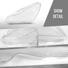 G-PLUS Headlight Lens Cover Compatible with Benz C-Class W204 2011-2015 A2048203539, A2048203639 Left & Right Front Headlamp Lens Cover Clear
