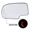 G-PLUS Heated Mirror Glass w/Turn Signal Compatible with Chevy Silverado/Chevy Tahoe/GMC Sierra/GMC Yukon/Cadillac Escalade 2003-2006 Left Side, GM1324102, 88944391