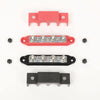 G-PLUS 4 Post Power Distribution Block Bus Bar with Cover, Busbar Power Battery Terminal Distribution Block 5/16" Posts 12V 250A, 4 Post Busbar Power Distribution Block Black & Red